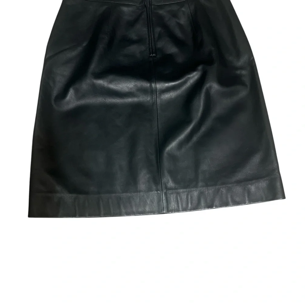 Black Leather‎ Skirt